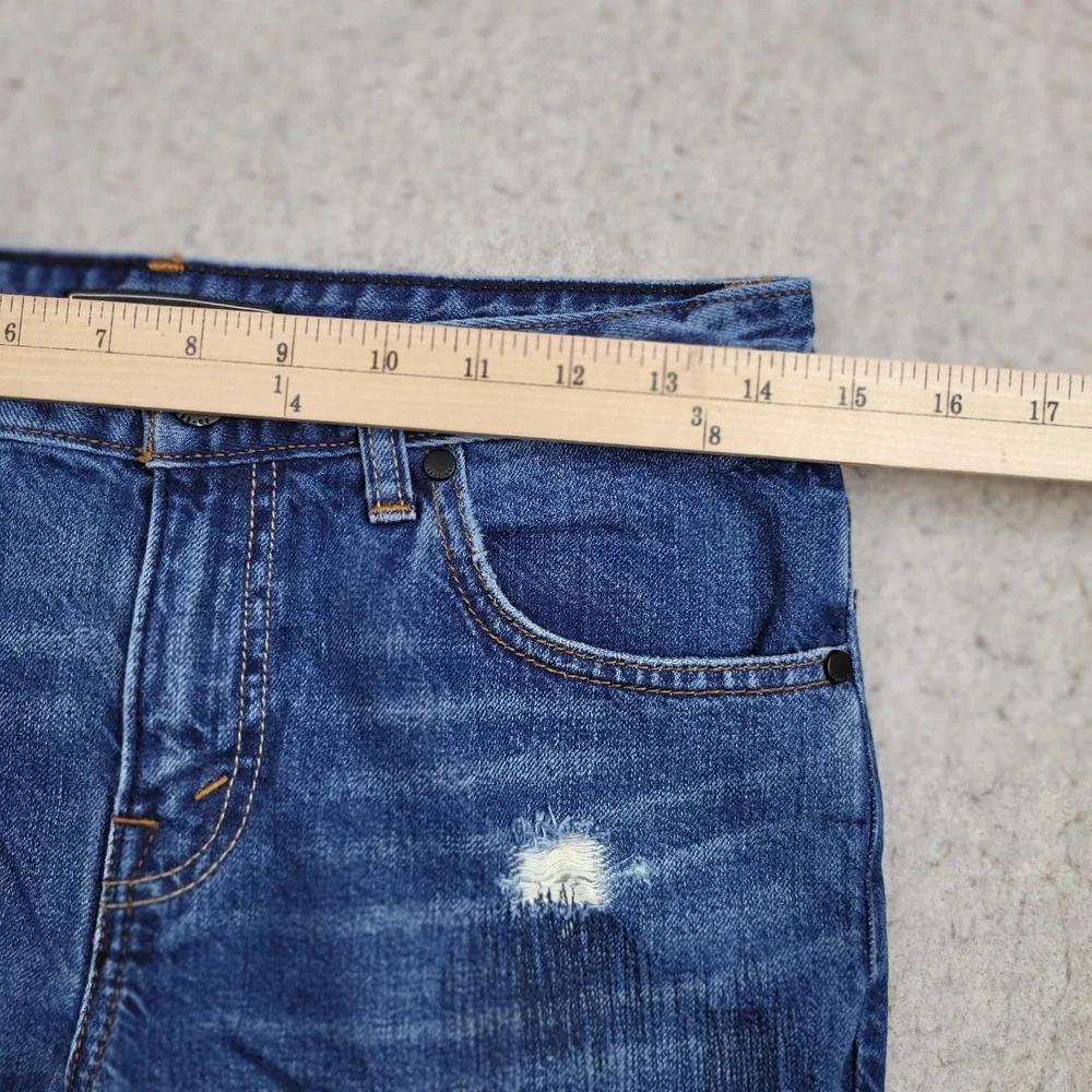 Abercrombie Fitch Jeans Womens 28 Ankle‎ Straight Signature Collection Dark Wash